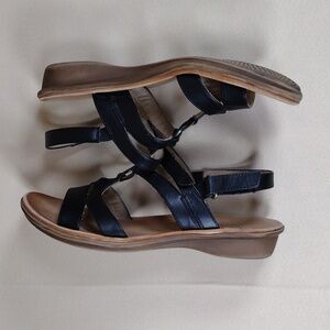 SOUL Naturalizer Stellar Sling Faux Leather Summer Recycled Strap On Sandals